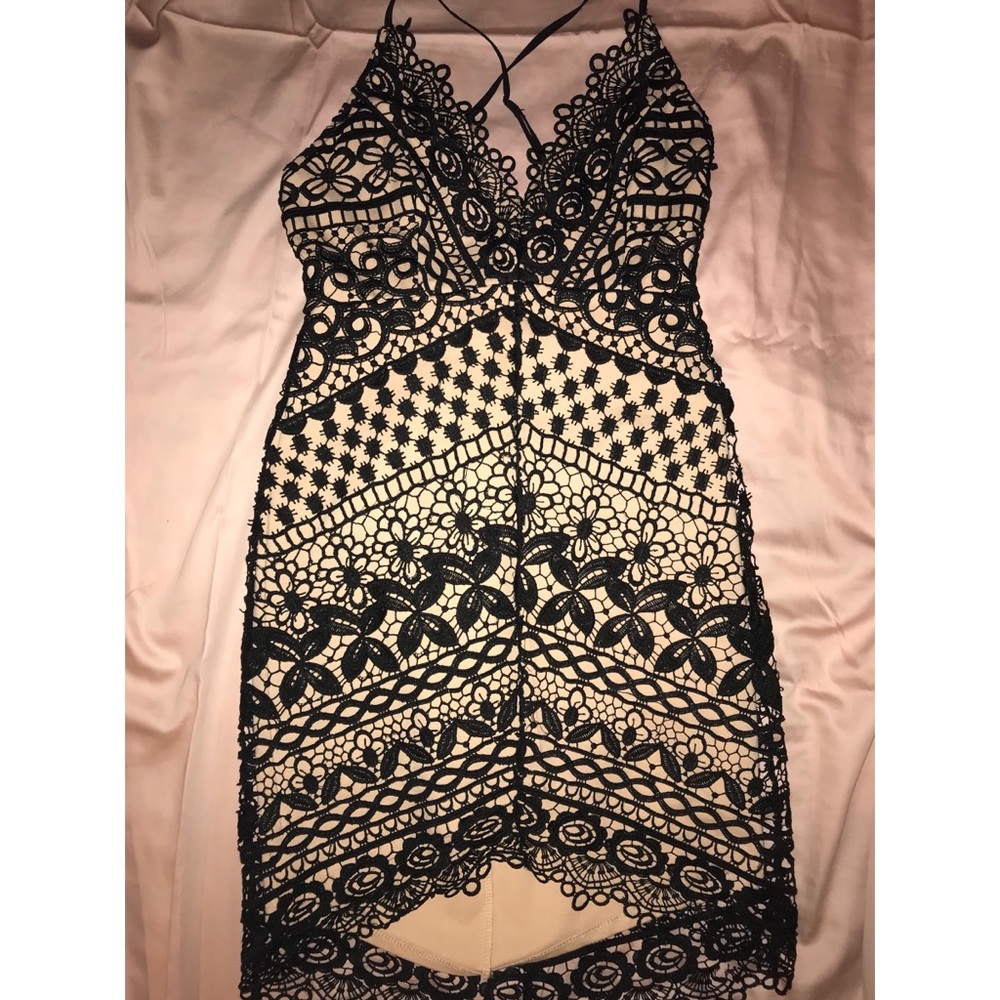NWT Black lace dress